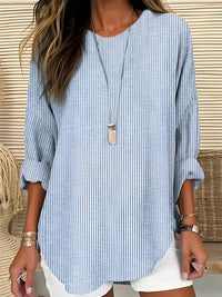 Elena | Blusa a Righe Elegante e Confortevole a Maniche Lunghe