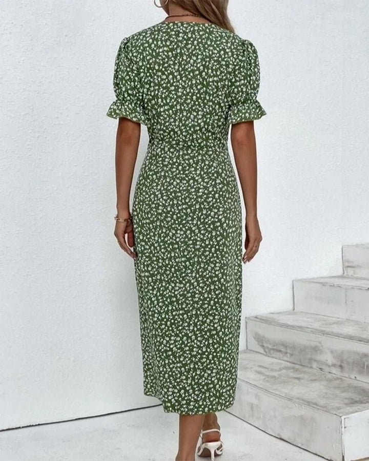 Caterina | Elegante e Versatile Abito Midi a Portafoglio da Donna 5