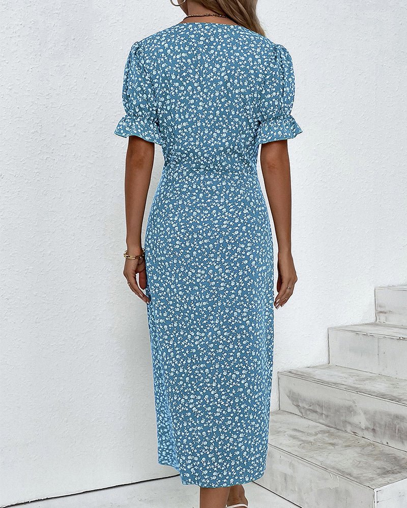 Caterina | Elegante e Versatile Abito Midi a Portafoglio da Donna 7
