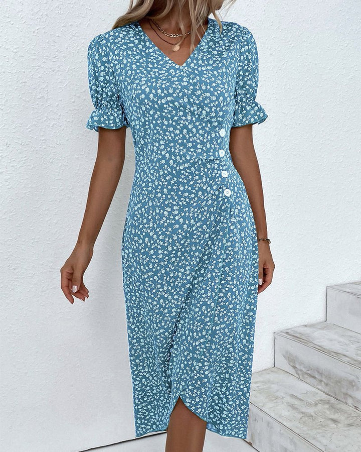 Caterina | Elegante e Versatile Abito Midi a Portafoglio da Donna 8