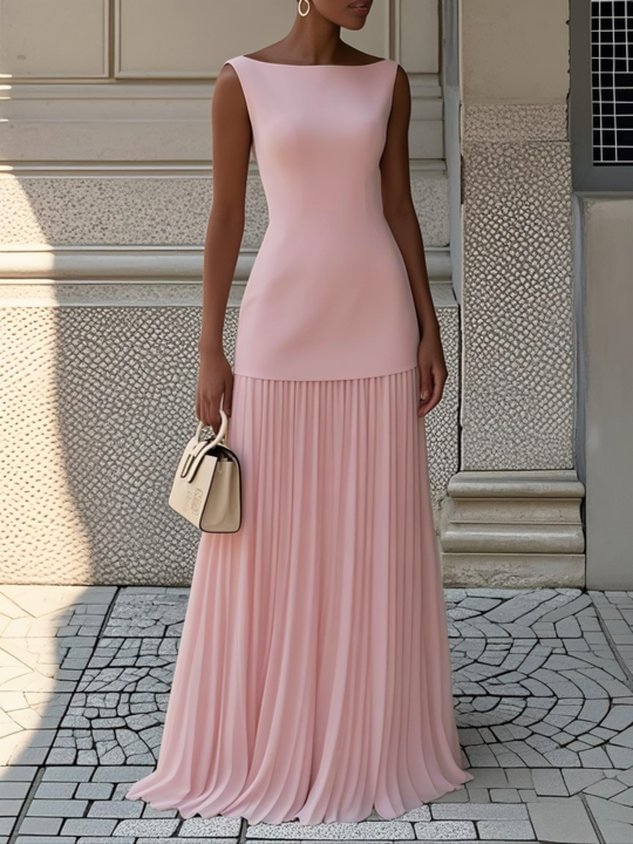 Celeste | Abito Lungo Elegante Maxi per Cerimonie e Occasioni Speciali 1