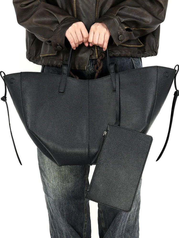 Celeste | Elegante borsa tote realizzata in ecopelle PU 4