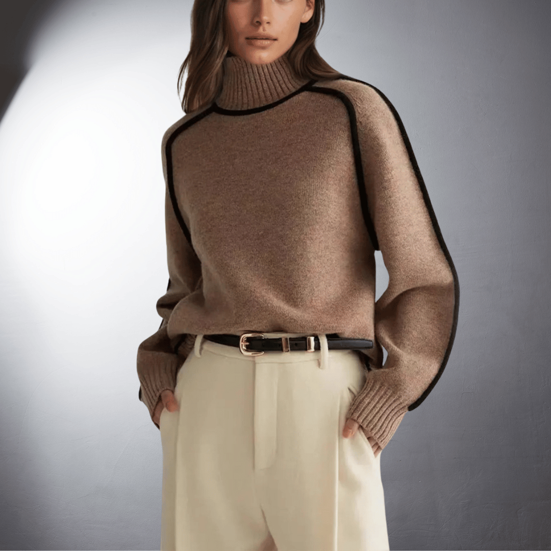 Celestia | Maglione a collo alto biologico con comfort premium 0