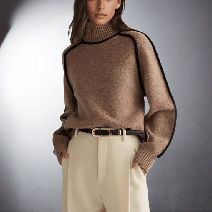 Celestia | Maglione a collo alto biologico con comfort premium 0