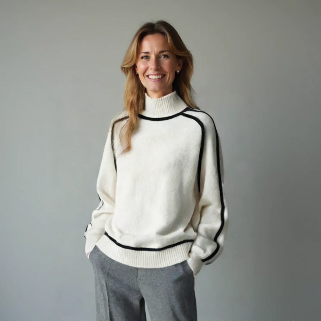Celestia | Maglione a collo alto biologico con comfort premium 1