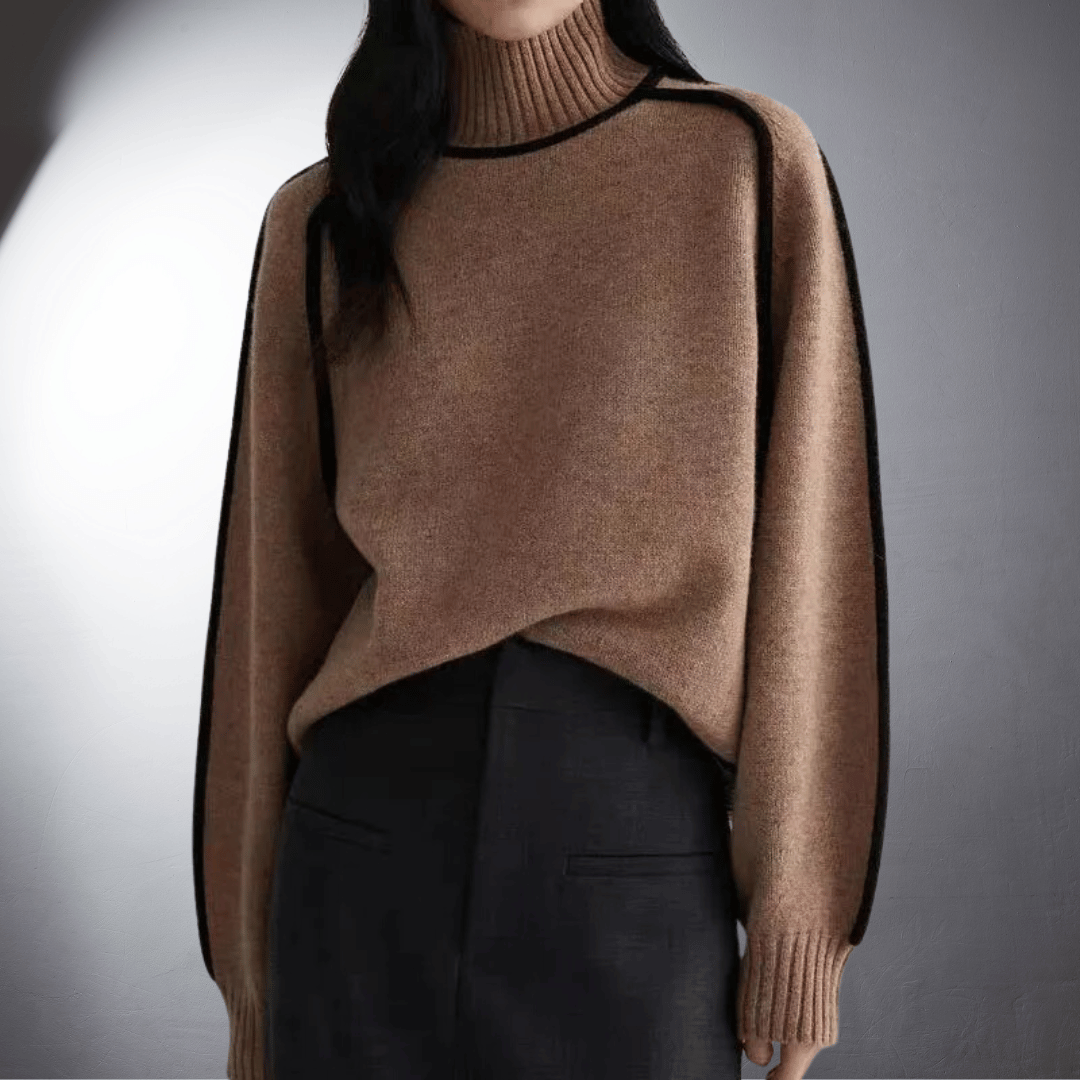 Celestia | Maglione a collo alto biologico con comfort premium 3