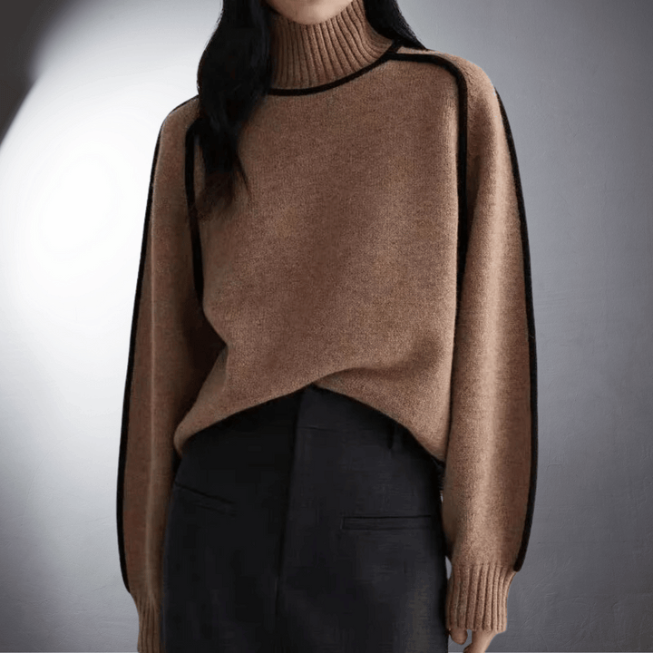 Celestia | Maglione a collo alto biologico con comfort premium 3