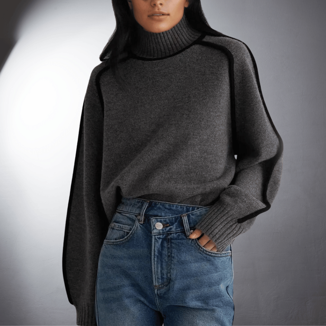 Celestia | Maglione a collo alto biologico con comfort premium 4