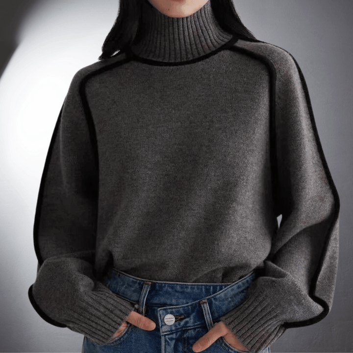 Celestia | Maglione a collo alto biologico con comfort premium 5