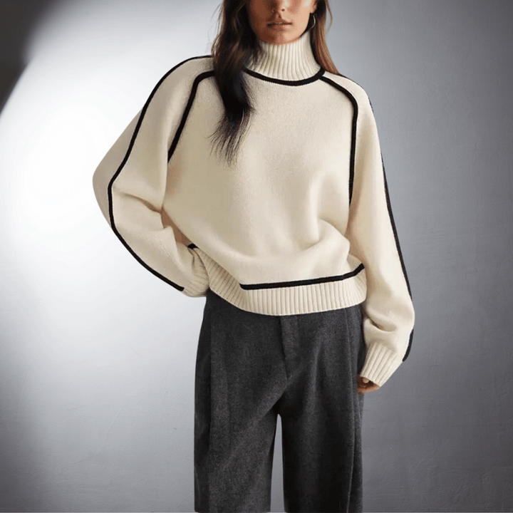 Celestia | Maglione a collo alto biologico con comfort premium 7