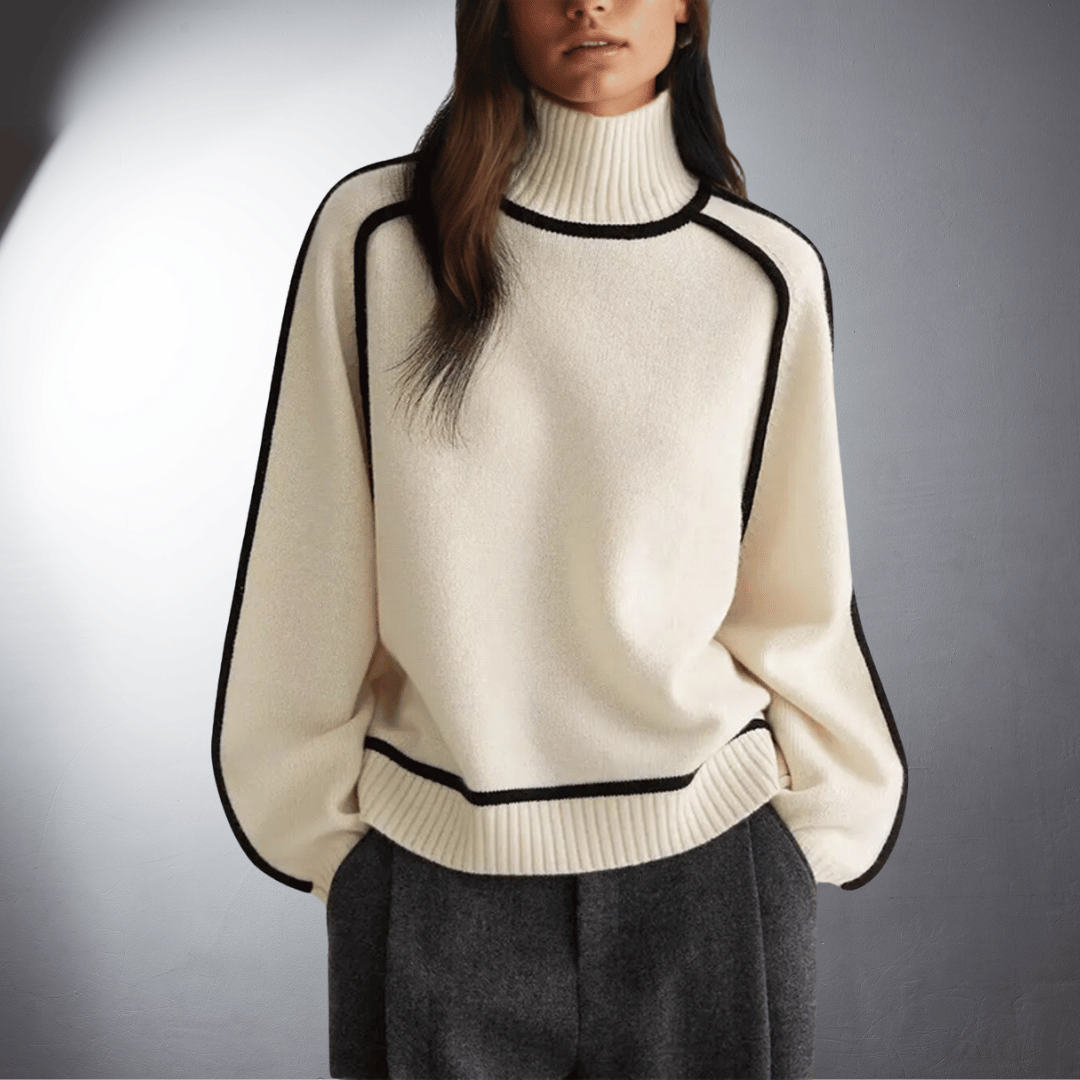 Celestia | Maglione a collo alto biologico con comfort premium 8