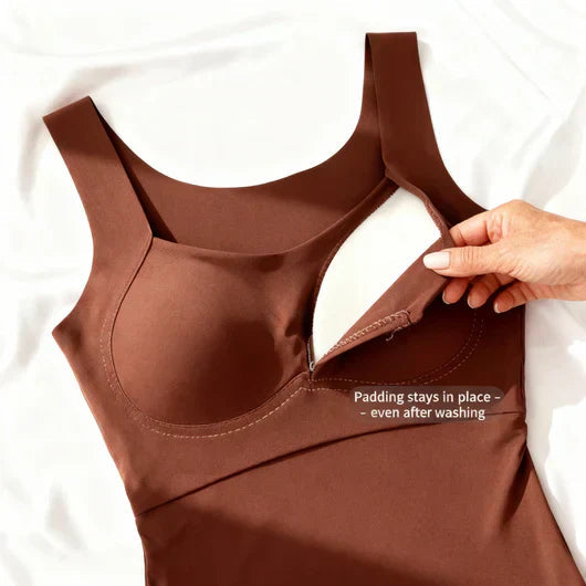 Celine | Elegante Canotta Bianca Donna Traspirante per Stile Quotidiano 4