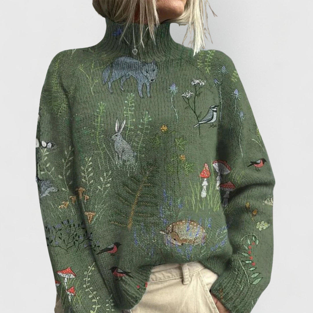 Centenia | Elegante maglione a collo alto 0
