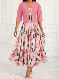 Isabella | Elegante Set Maxi Abito con Giacca Coordinata