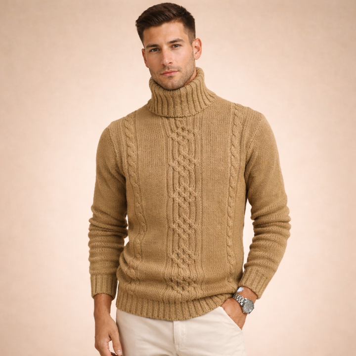 Lorenzo | Elegant and Warm Turtleneck Sweater for Men