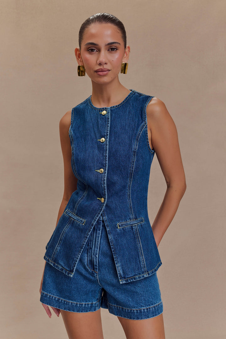 Chiara | Completo Donna in Denim Coordinato con Vestibilità Valorizzante 0