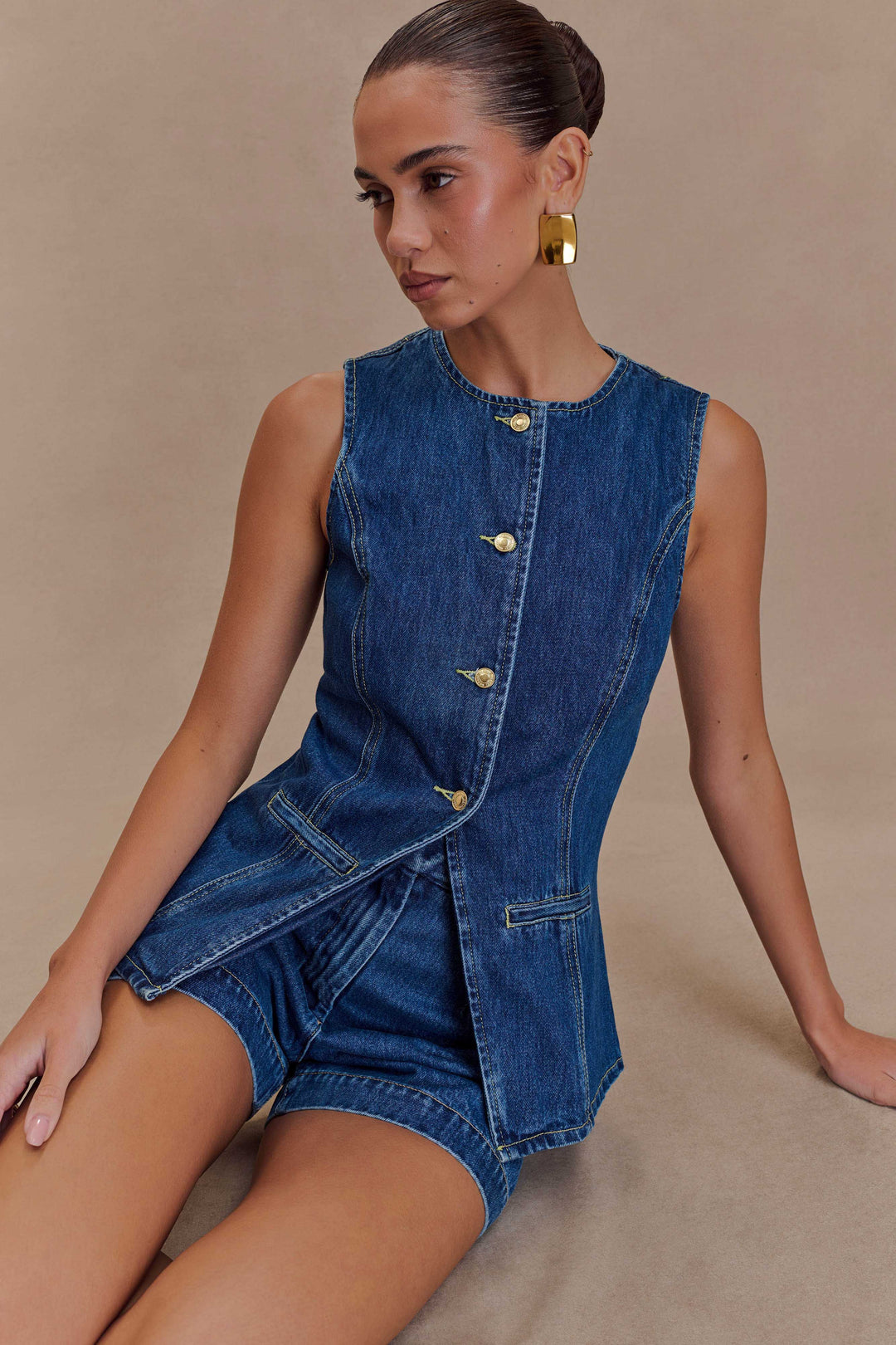Chiara | Completo Donna in Denim Coordinato con Vestibilità Valorizzante 3