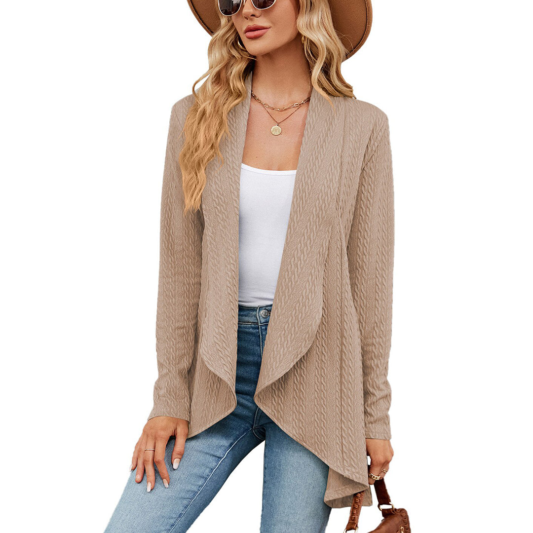 Chloe | Cardigan lungo casual da donna con apertura frontale 7