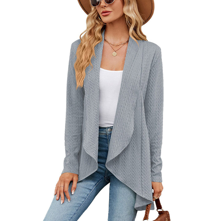 Chloe | Cardigan lungo casual da donna con apertura frontale 8