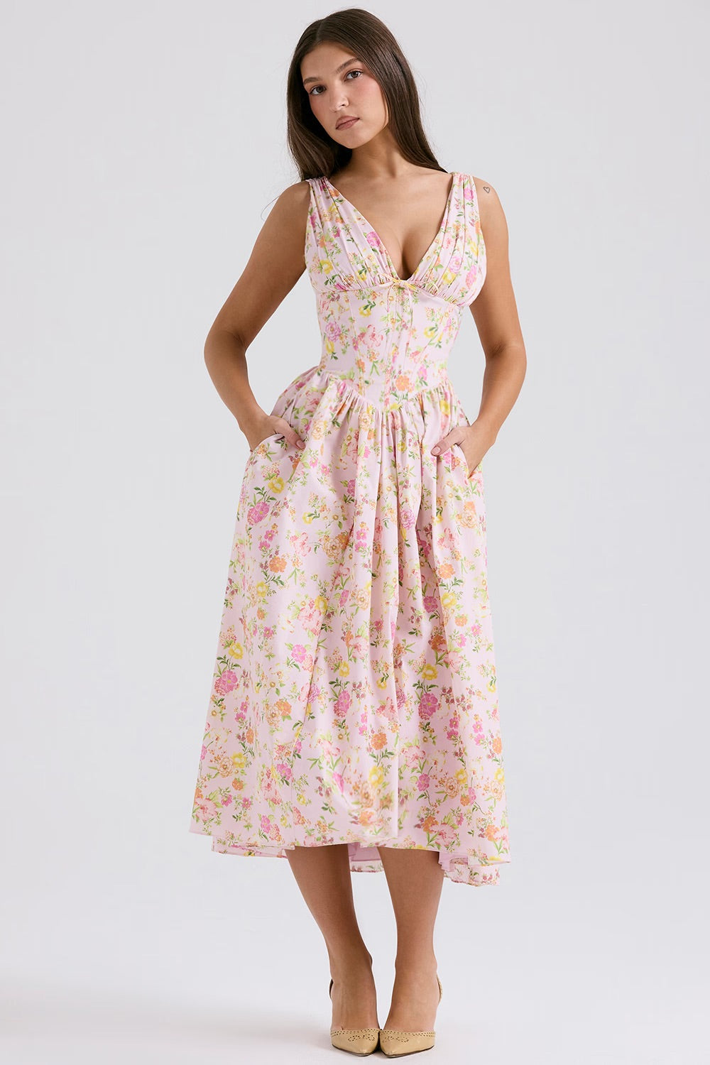 Clara | Abito Estivo Donna Elegante Aereo Taglio Ampio per Occasioni Speciali 1