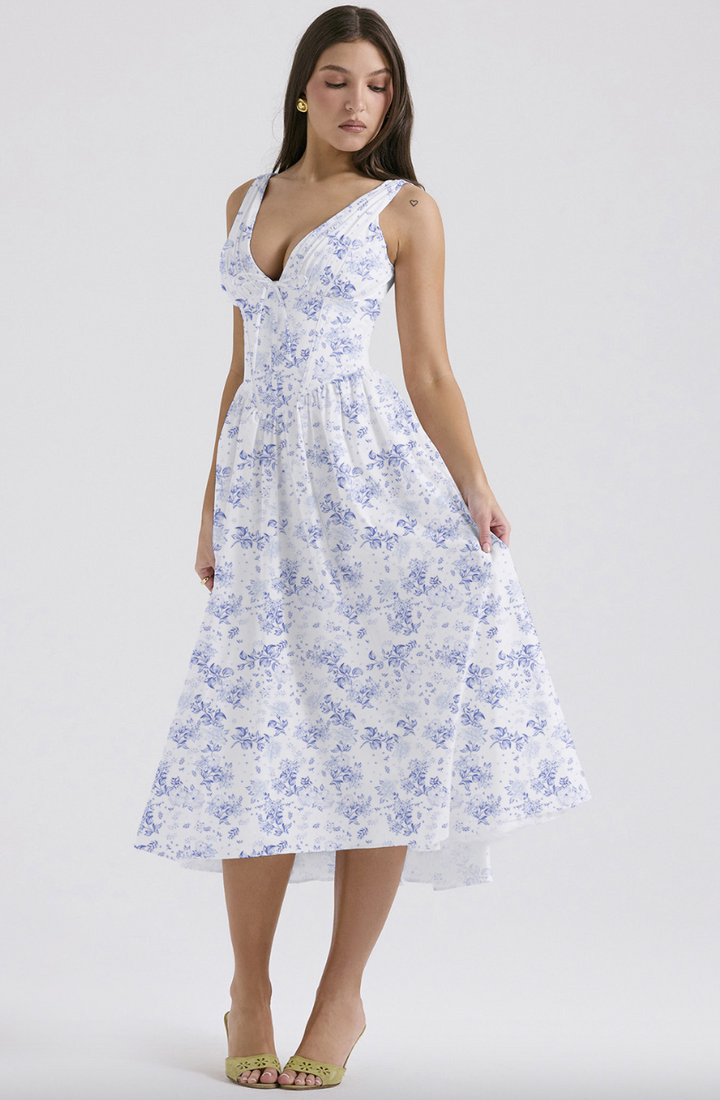 Clara | Abito Estivo Donna Elegante Aereo Taglio Ampio per Occasioni Speciali 2