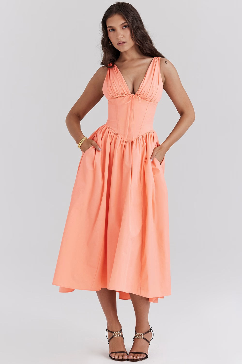 Clara | Abito Estivo Donna Elegante Aereo Taglio Ampio per Occasioni Speciali 3
