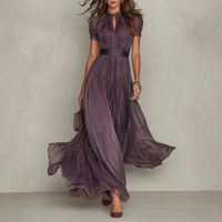 Valeria | Refined and elegant chiffon maxi dress