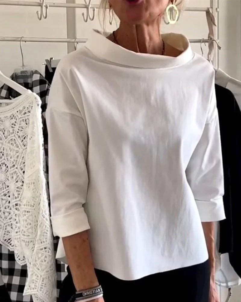 Clara | Canottiere Donna Top Eleganti Scollo a Barchetta Ampio Comfort 0