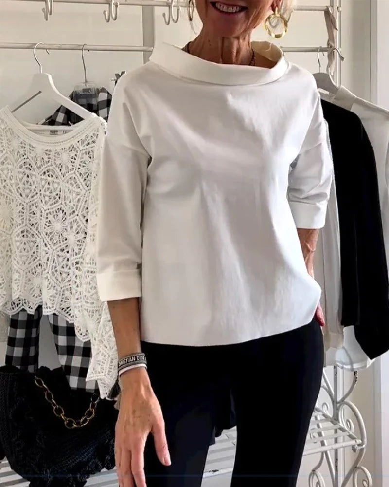 Clara | Canottiere Donna Top Eleganti Scollo a Barchetta Ampio Comfort 4
