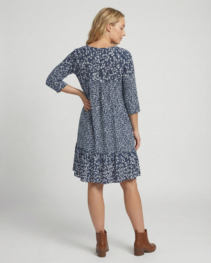 Clara | Elegante Abito Midi con Scollo a V e Maniche a 3/4 6
