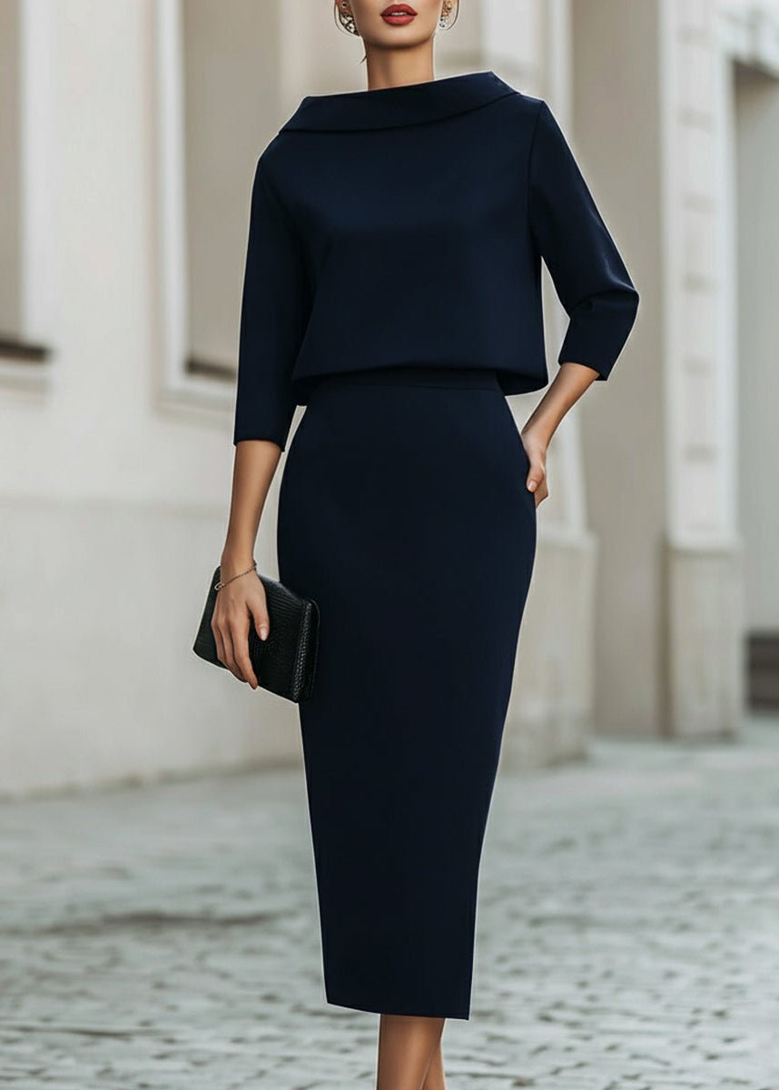 Clara | Elegante Completo da Donna in Crêpe – Tailleur Donna Cerimonia e Versatile Due Pezzi 2