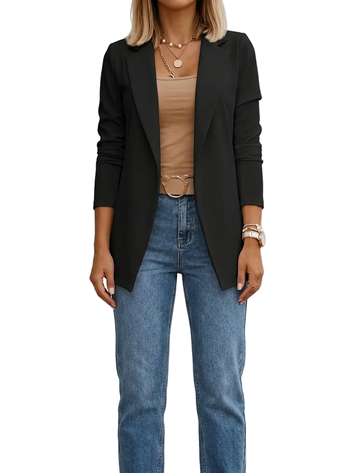 Clara | Elegante e Confortevole Blazer Donna Drappeggiato per Ogni Occasione 0