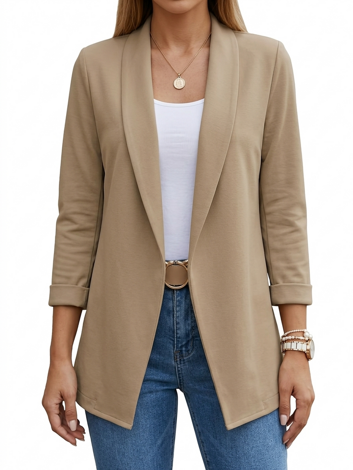 Clara | Elegante e Confortevole Blazer Donna Drappeggiato per Ogni Occasione 1