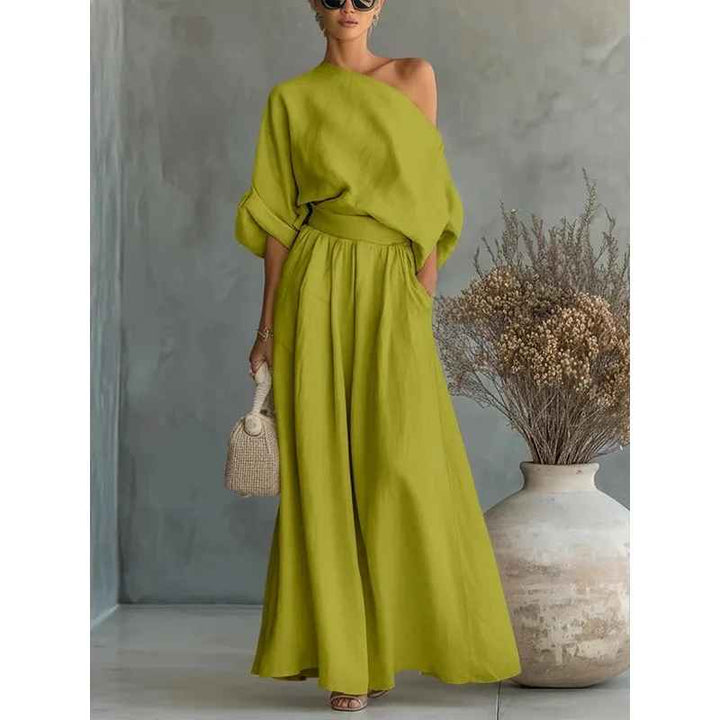 Clara | Elegante e Traspirante Completo da Donna con Spalle Scoperte 3