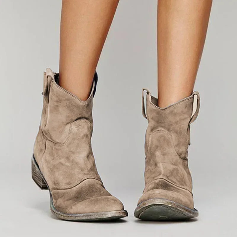 Clara | Eleganti Stivaletti da Cowboy Donna – Vintage, Comodi e Versatili 4