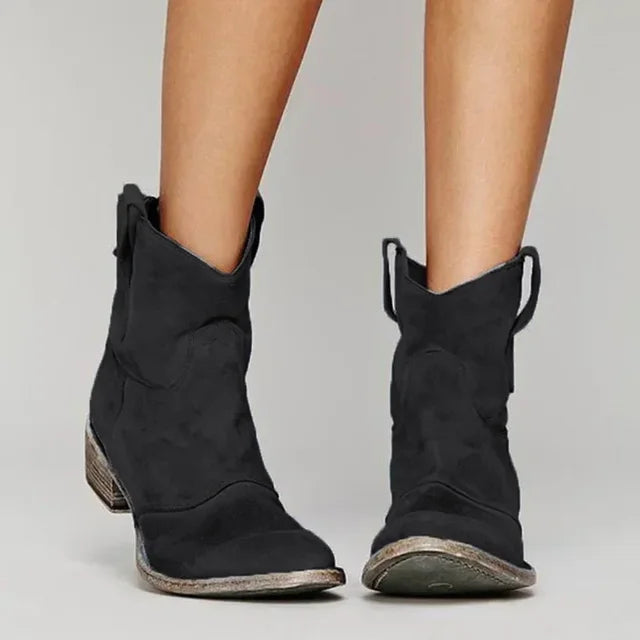 Clara | Eleganti Stivaletti da Cowboy Donna – Vintage, Comodi e Versatili 5