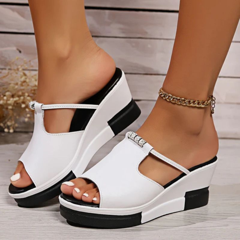 Clara | Eleganti e Comodi Sandali Estivi con Plateau 1