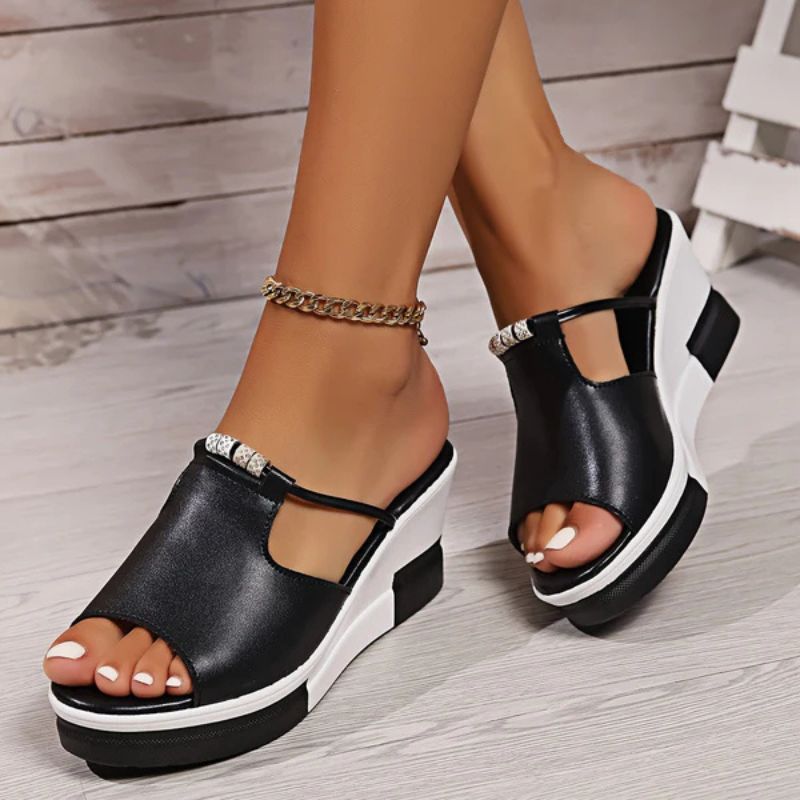 Clara | Eleganti e Comodi Sandali Estivi con Plateau 2