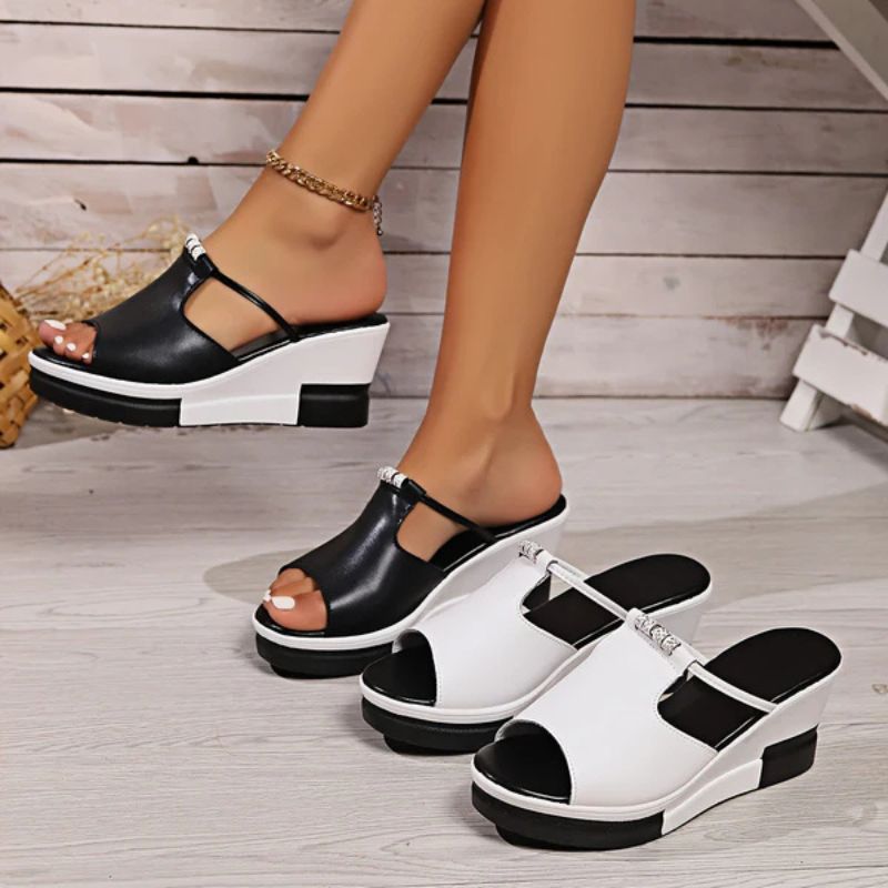 Clara | Eleganti e Comodi Sandali Estivi con Plateau 3