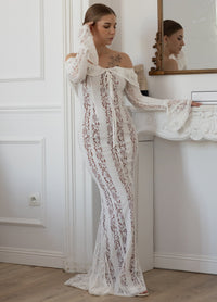 Seraphina | Elegantes Maxikleid aus Spitze
