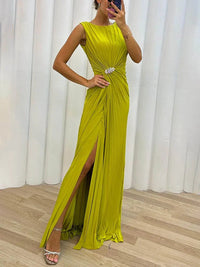 Valentina | Abito da invitata a un matrimonio con pieghe lussuose