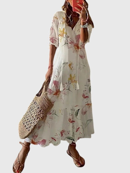 Cleo | Elegante Abito Estivo Boho Vintage per Donna - Leggero e Versatile 7