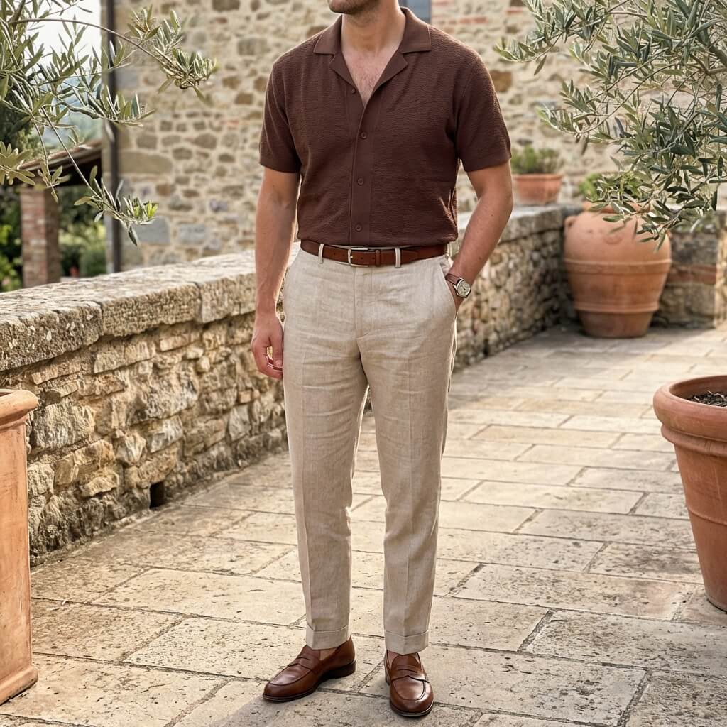 Cordoba | Ultra Morbida Camicia Uomo a Maniche Corte Casual 3