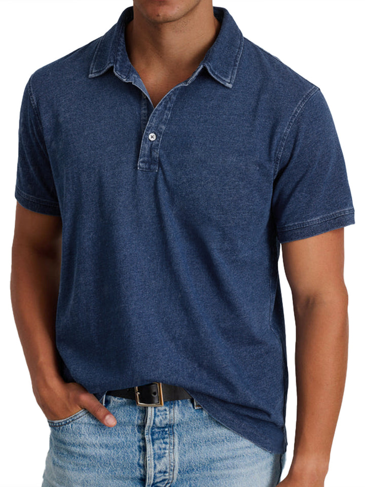 Crelon | Classica Polo Uomo Manica Lunga Slim Fit 3