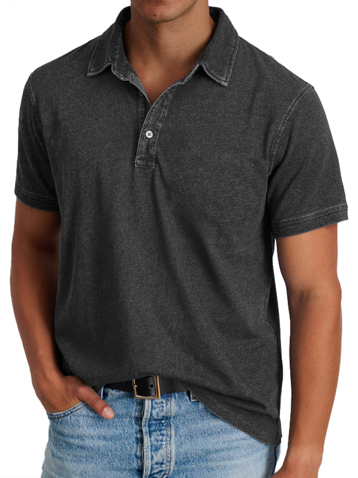 Crelon | Classica Polo Uomo Manica Lunga Slim Fit 4