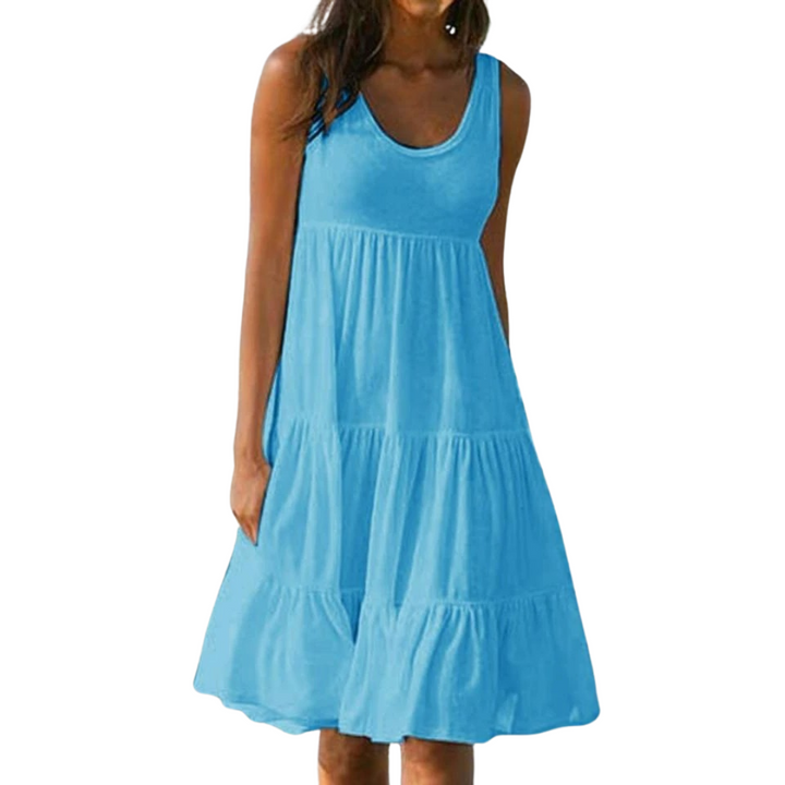 Cristina | Elegante Abito Midi con Volant a Strati per Occasioni Speciali 2