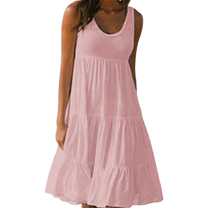 Cristina | Elegante Abito Midi con Volant a Strati per Occasioni Speciali 4
