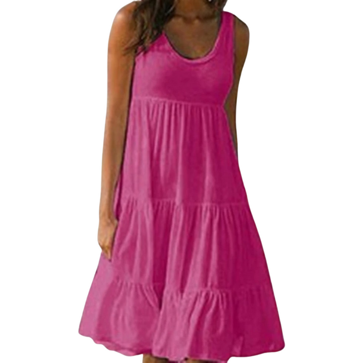 Cristina | Elegante Abito Midi con Volant a Strati per Occasioni Speciali 6