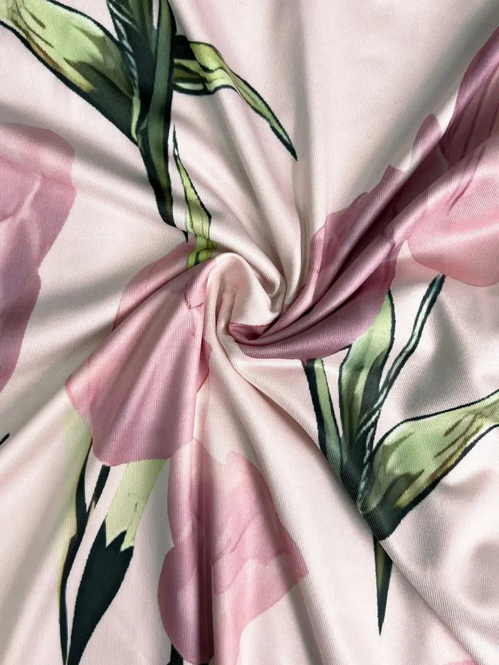 Cristina | Elegante Maxi Abito da Donna con Giacca Coordinata e Stampa Floreale 4