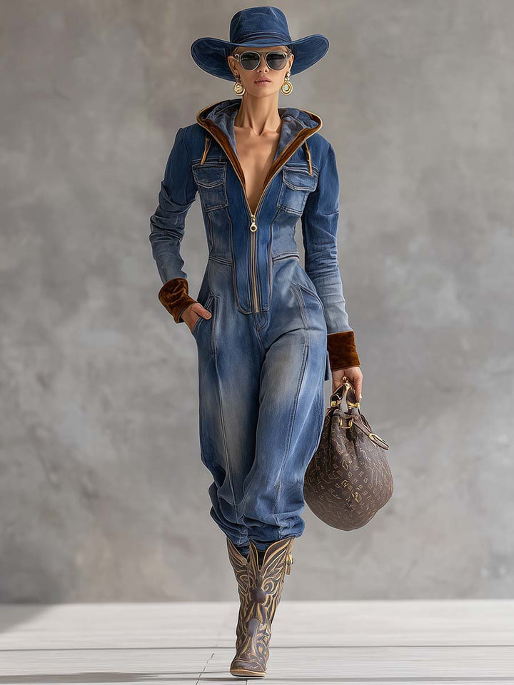 Cristina | Elegante e Comoda Tuta da Donna con Cappuccio – Tuta Donna Versatile per Tempo Libero 1